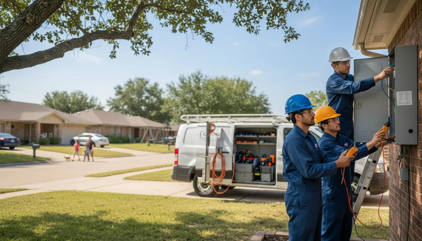 Certified electrician providing emergency electrical services in Colbert, GA